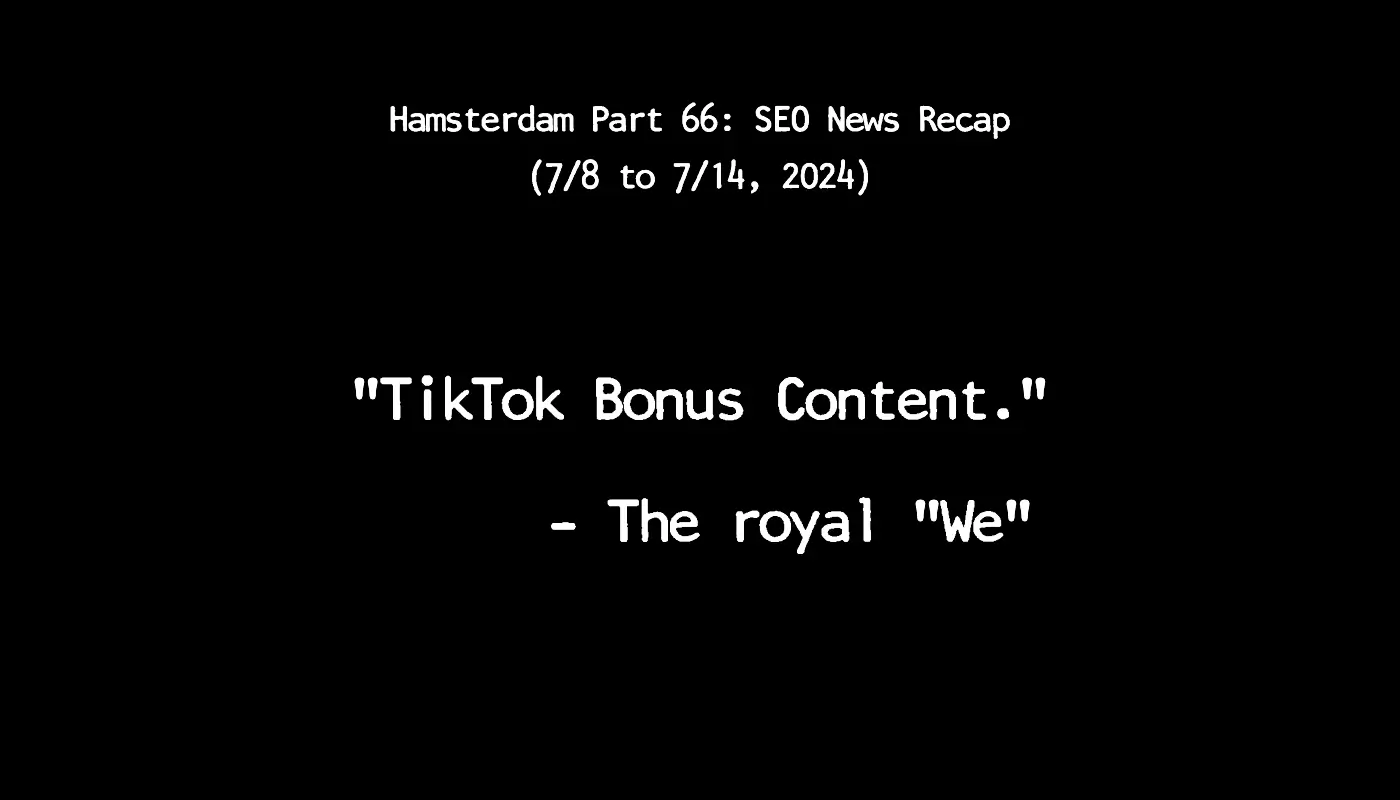 🐹 Hamsterdam Weekly TikTok Gems: Bonus Content for Part 66 (7/8-7/14, 2024) 💎