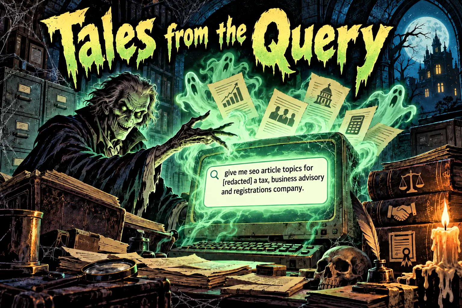Generating “SEO Article Topics.” A Tales from the Query Post